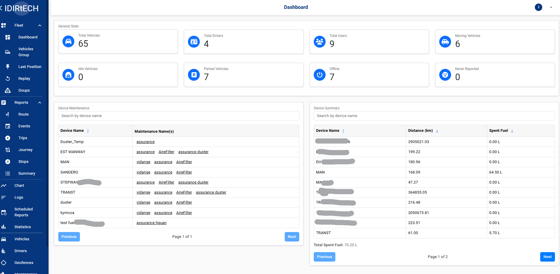 Vehicle Tracking & Fleet Management Screenshot 2